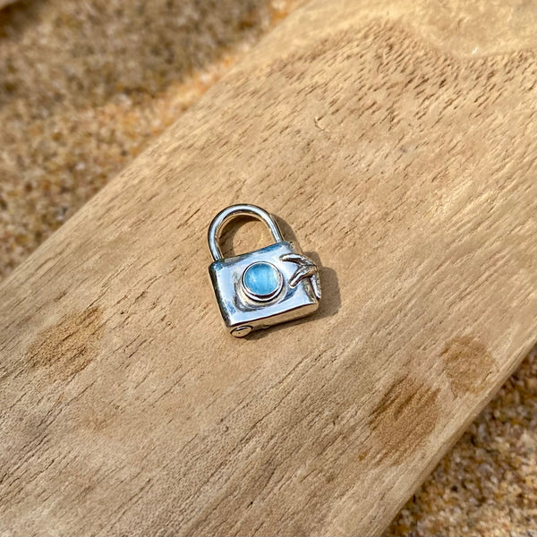 À La Carte Signature Sea Star Lock Charm — Sterling Silver