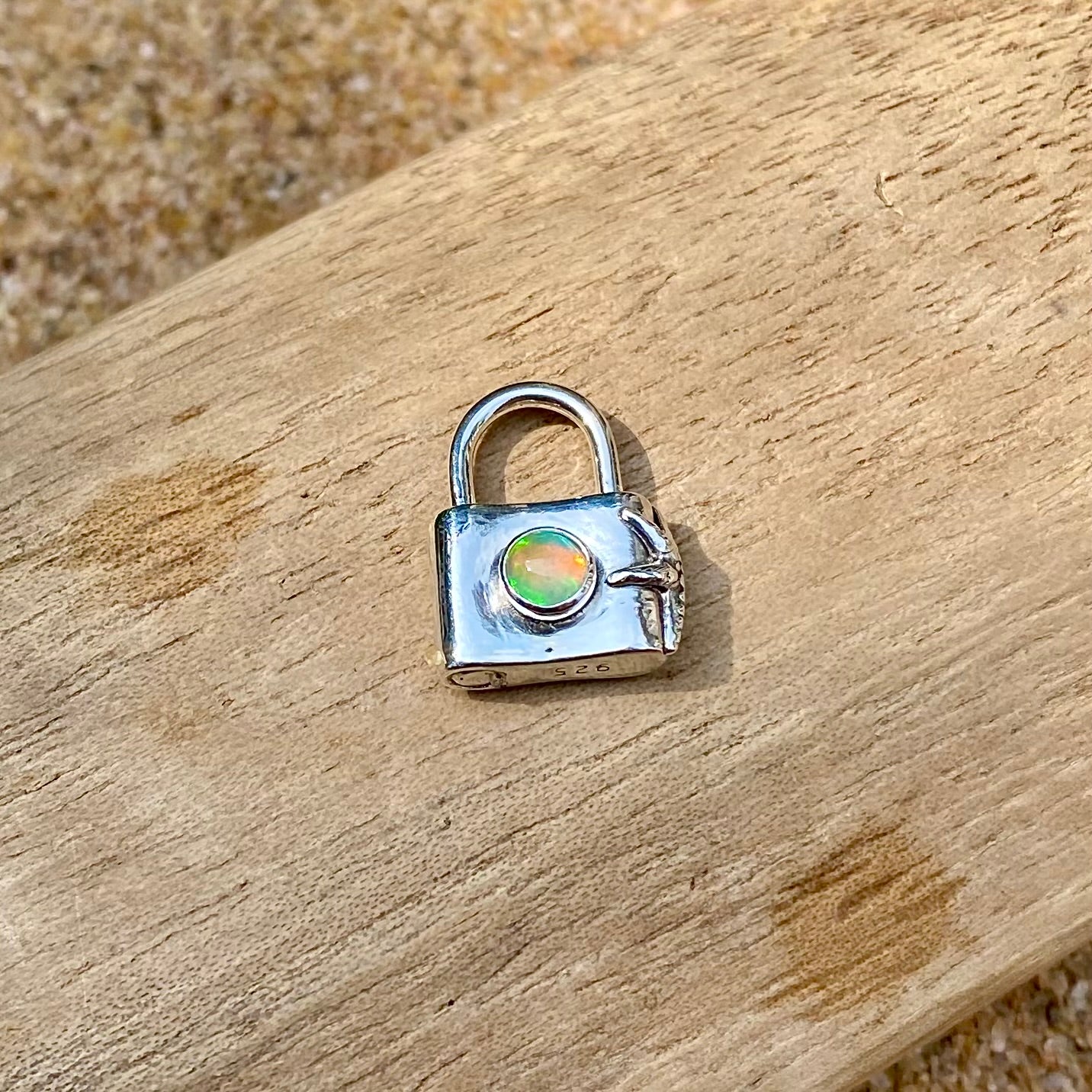 À La Carte Signature Sea Star Lock Charm — Sterling Silver