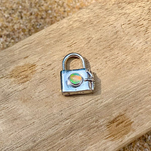 À La Carte Signature Sea Star Lock Charm — Sterling Silver
