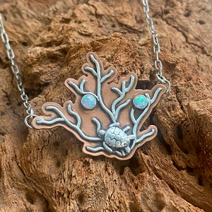 Turtle Reef Necklace —Sterling Silver