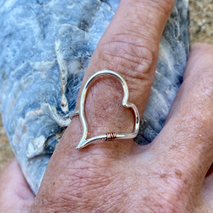 Amy's Heart Ring — Sterling Silver