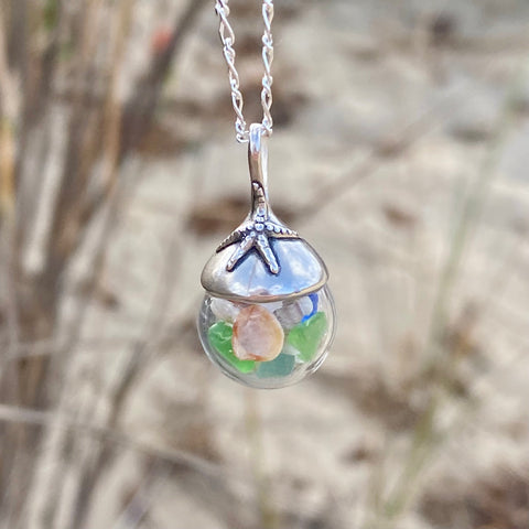 Sea Globes 14mm — Sterling Silver