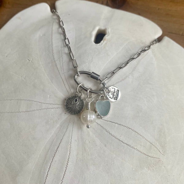 Sand Dollar Charm Set - À la Carte — Sterling Silver