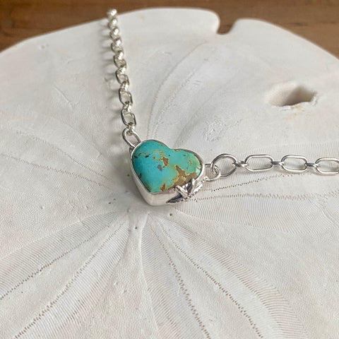 Just a little Bit of Love Necklace — Sterling Silver