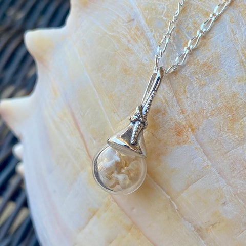 Sea Globes 10mm — Sterling Silver