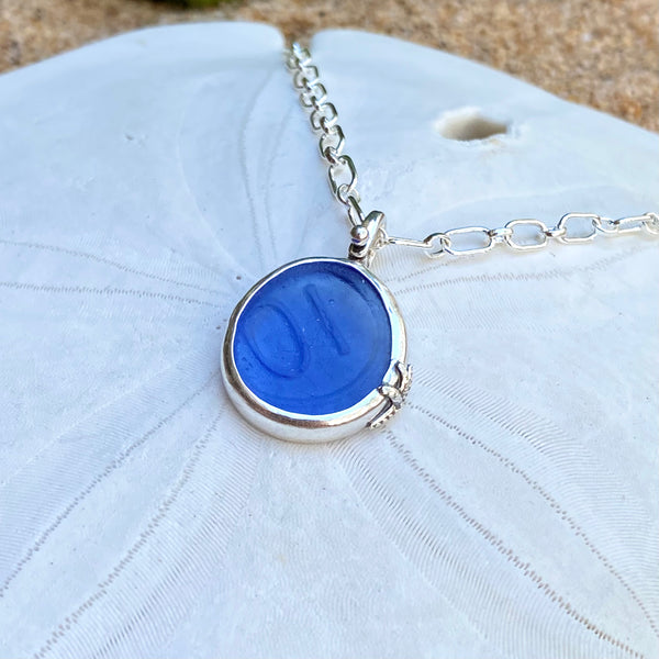 "You're the One" Ohajiki Sea Pendant — Sterling Silver
