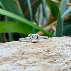 Sailor's Love Knot Ring — Sterling Silver
