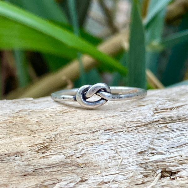 Sailor's Love Knot Ring — Sterling Silver