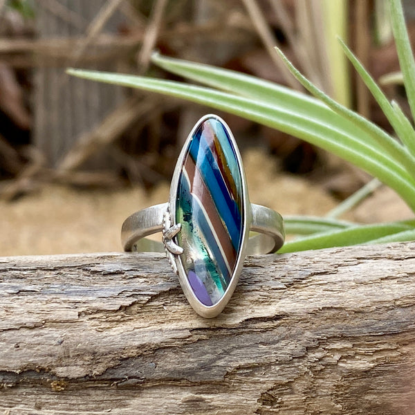 Signature Surfboard Ring — Sterling Silver