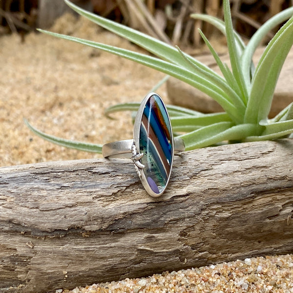 Signature Surfboard Ring — Sterling Silver